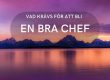 bli en bra chef